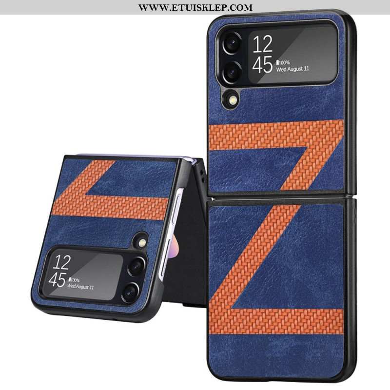 Etui do Samsung Galaxy Z Flip 4 Etui Folio Stylowa Skórzana Konstrukcja Z